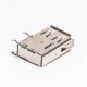 USB 2.0 A Female Flag Type Through Hole for PCB Mount USB 2.0 A Female Flag Type Through Hole for PCB Mount