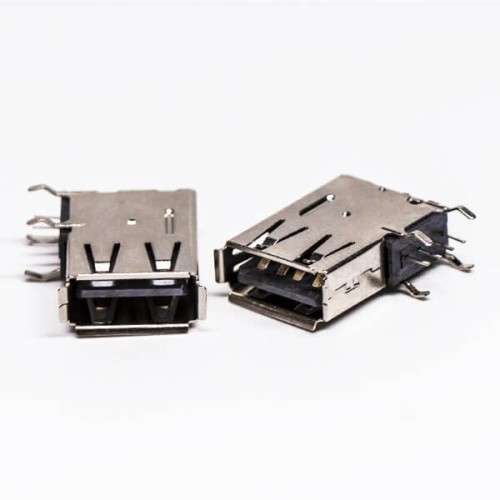 USB 2.0 A Female Flag Type Through Hole for PCB Mount USB 2.0 A Female Flag Type Through Hole for PCB Mount