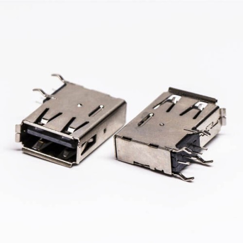 USB 2.0 A Female Flag Type Through Hole for PCB Mount USB 2.0 A Female Flag Type Through Hole for PCB Mount