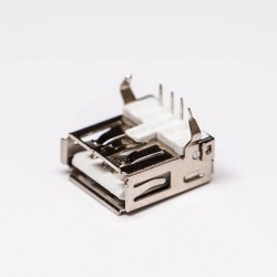 USB 2.0 Female Type A Right Angled Through Hole for PCB Mount