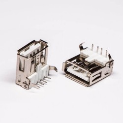 USB 2.0 Female Type A Right Angled Through Hole for PCB Mount