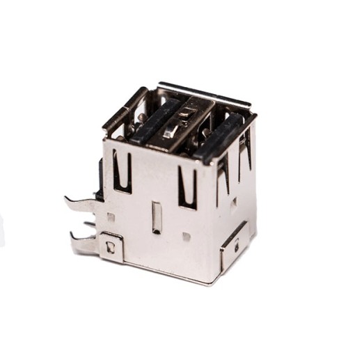 USB 2.0 High Speed Type A Right Angled Female two Port USB Connector USB 2.0 High Speed Type A Right Angled Female two Port USB Connector