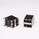 USB 2.0 High Speed Type A Right Angled Female two Port USB Connector USB 2.0 High Speed Type A Right Angled Female two Port USB Connector