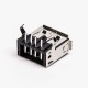 USB 2.0 Right Angled Female Type A Black DIP for PCB Mount USB 2.0 Right Angled Female Type A Black DIP for PCB Mount