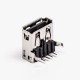 USB 2.0 Right Angled Female Type A Black DIP for PCB Mount USB 2.0 Right Angled Female Type A Black DIP for PCB Mount