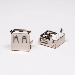 USB 2.0 Type A Female Right Angled Throught Hole for PCB Mount 20pcs