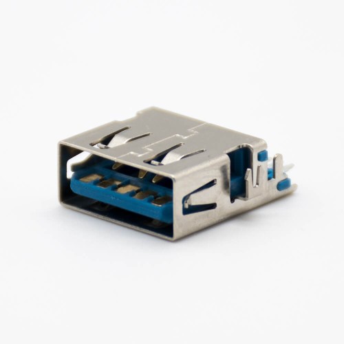 USB 3.0 A Connector Straight 9 Pin Female Offset Type Panel Mount USB 3.0 A Connector Straight 9 Pin Female Offset Type Panel Mount