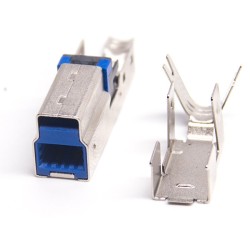 USB 3.0 B Solder Type Male with Shell 20pcs