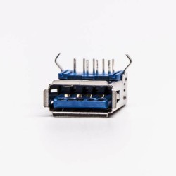 USB 3.0 DIP Type A Female Right Angled for PCB Mount