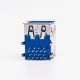 USB 3.0 Dual Port Type A Female Right Angled Through Hole USB 3.0 Dual Port Type A Female Right Angled Through Hole