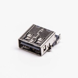 USB 3.0 Female 90 Degree Type A SMT Offset Type