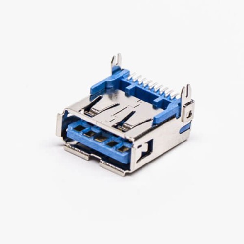 USB 3.0 Female 90° Type A SMT for PCB Mount USB 3.0 Female 90° Type A SMT for PCB Mount