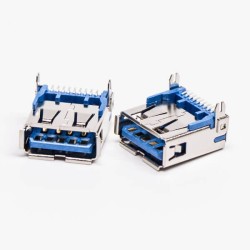 USB 3.0 Female 90° Type A SMT for PCB Mount