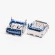 USB 3.0 Female 90° Type A SMT for PCB Mount USB 3.0 Female 90° Type A SMT for PCB Mount