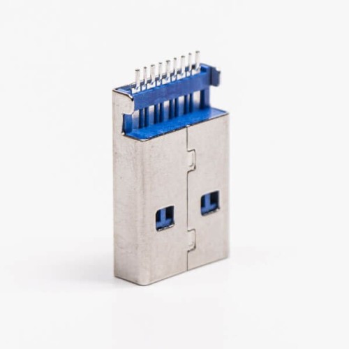 USB 3.0 Male Connector Type A Offset Type SMT for PCB Mount USB 3.0 Male Connector Type A Offset Type SMT for PCB Mount