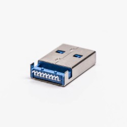 USB 3.0 Male Type A Connector Straight SMT Offset Type