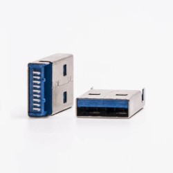 USB 3.0 Male Type A Connector Straight SMT Offset Type