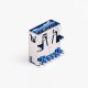 USB 3.0 Right Angled Type A Female DIP Harpoon for PCB Mount USB 3.0 Right Angled Type A Female DIP Harpoon for PCB Mount