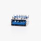 USB 3.0 Right Angled Type A Female DIP Harpoon for PCB Mount USB 3.0 Right Angled Type A Female DIP Harpoon for PCB Mount