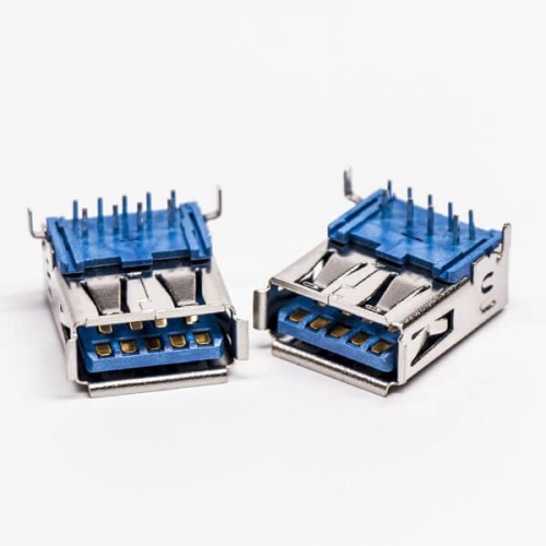 USB 3.0 Type A Port Right Angled Female DIP Through Hole 20pcs USB 3.0 Type A Port Right Angled Female DIP Through Hole 20pcs