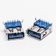USB 3.0 Type A Port Right Angled Female DIP Through Hole 20pcs USB 3.0 Type A Port Right Angled Female DIP Through Hole 20pcs