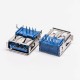 USB 3.0 Type A Port Right Angled Female DIP Through Hole 20pcs USB 3.0 Type A Port Right Angled Female DIP Through Hole 20pcs