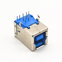 USB 3.0 Type B Female Right Angled Through Hole for PCB Mount