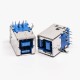 USB 3.0 Type B Female Right Angled Through Hole for PCB Mount USB 3.0 Type B Female Right Angled Through Hole for PCB Mount