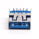 USB 3.0AF Short Type 90 Degree PA9T Blue Rubber Core 13.7mm USB 3.0AF Short Type 90 Degree PA9T Blue Rubber Core 13.7mm