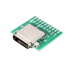 USB 3 Type C Connector 24ways Vertical SMT PCB Connector for PCB 20pcs