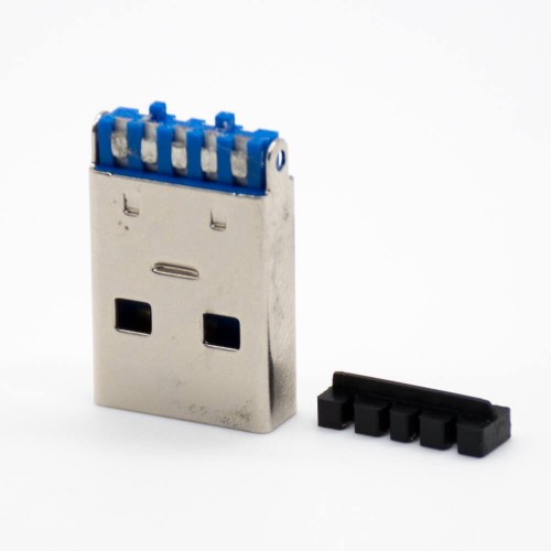 USB A Connector Male Straight 9 Pin Solder Type for Cable USB A Connector Male Straight 9 Pin Solder Type for Cable