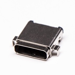 USB C Type Female 90 Degree SMT Offset Type