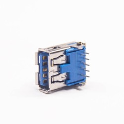 Usb Connector for PC Type A 3.0 Type Gold Plated 9p PCB