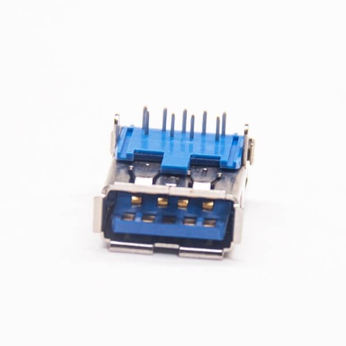 Usb Connector for PC Type A 3.0 Type Gold Plated 9p PCB Usb Connector for PC Type A 3.0 Type Gold Plated 9p PCB
