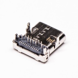 USB Connector Type C Female 90 Degree DIP and SMT