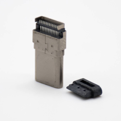 USB Connector Types C 3.1 Offset Type Straight Male 24 Pin SMT Type USB Connector Types C 3.1 Offset Type Straight Male 24 Pin SMT Type