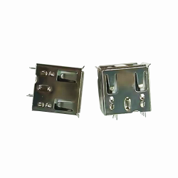 USB Dual Port Female Straight Through Hole for PCB Mount