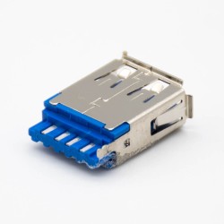 USB Female Connector 3.0 9 Pin Solder Type A Straight SMT Type