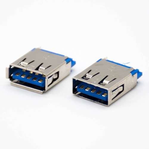 USB Female Connector 3.0 9 Pin Solder Type A Straight SMT Type USB Female Connector 3.0 9 Pin Solder Type A Straight SMT Type