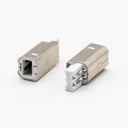 USB Male B Type Straight Connector