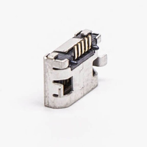 USB Micro Female 5 Pin SMT Type 180 Degree for PCB Mount USB Micro Female 5 Pin SMT Type 180 Degree for PCB Mount
