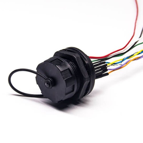 Usb Panel Mount Connector High Quality IP67 Standard Waterproof Usb Wire Cable Connector 20pcs Usb Panel Mount Connector High Quality IP67 Standard Waterproof Usb Wire Cable Connector 20pcs