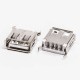 USB PCB Mount Connector Type A Straight Female DIP USB PCB Mount Connector Type A Straight Female DIP