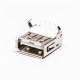 USB Port 2.0 Right Angled Female Through Hole White USB Port 2.0 Right Angled Female Through Hole White
