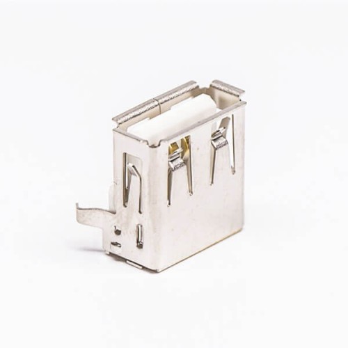 USB Port 2.0 Right Angled Female Through Hole White USB Port 2.0 Right Angled Female Through Hole White