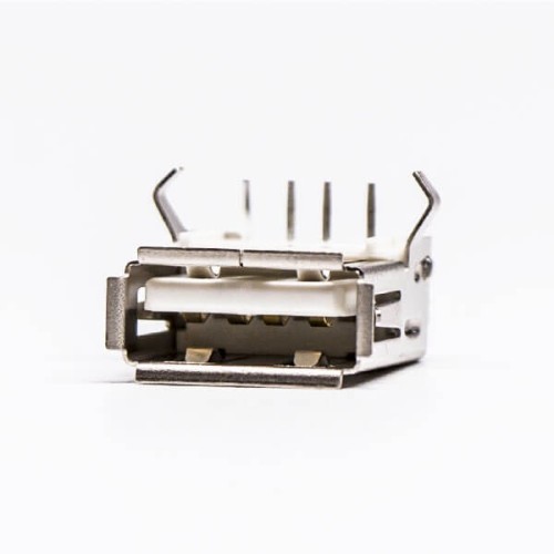 USB Port 2.0 Right Angled Female Through Hole White USB Port 2.0 Right Angled Female Through Hole White