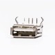 USB Port 2.0 Right Angled Female Through Hole White USB Port 2.0 Right Angled Female Through Hole White