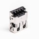 USB Through Hole Mount Female 2.0 Type A 90° Reverse for PCB USB Through Hole Mount Female 2.0 Type A 90° Reverse for PCB