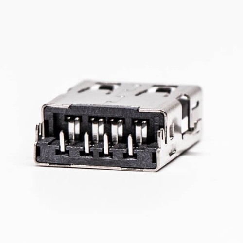 USB Through Hole Mount Female 2.0 Type A 90° Reverse for PCB USB Through Hole Mount Female 2.0 Type A 90° Reverse for PCB