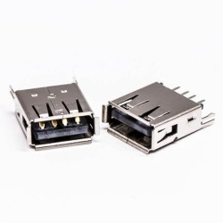 USB Type A Female Straight Connector DIP Through Hole 20pcs